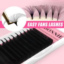 ABONNIE Easy Fan Lashes Cashmere Matte Fast Bloom Nerz-Wimpernverlängerung Automatische Blüte Soft Mega Volume Cilia