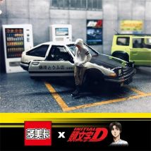 Takara Tomy Tomica Simulation Toyota AE86 Alloy Car Model INITIAL D Same Style Racing Car Collection Diecast Model Toy