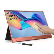 ZEUSLAP 15.6inch touching utrathin portable monitor remote control for phone, laptop, nintendo switch,steamdeck second screen