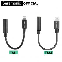 Saramonic SR-C2018 2002 cavo adattatore Audio per microfono 3.5mm TRS TRRS (femmina) a Lightning (maschio) per iPad iPhone iPod Touch