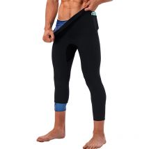 Männer Sauna Schweiß Hosen Hot Thermo Sauna Leggings Kompression Hohe Taille Hosen Workout Body Shaper Sauna Anzug