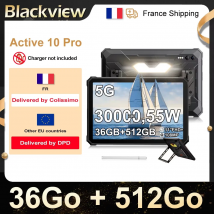 Blackview Active 10 Pro [Senza Caricatore UE] Tablet Robusto 36GB + 512GB 11.0" 30000mAh PC 108MP Dual SIM 5G
