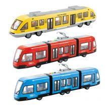 1:16 Diecast Train Model Exquisite Rust-Resistant High Speed Railway Model Children's Subway Toy City Train Gift For Boy B93