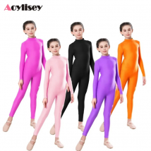 Abbigliamento da ballo per balletto per bambini, body da ginnastica per ragazze, body a maniche lunghe, tuta per bambini, abbigliamento da allenamento