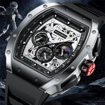 Lige Herren uhren Mode Sport Quarzuhr für Herren Luxus Top Marke wasserdichte Armbanduhren Silikon uhr Relogios Masculino