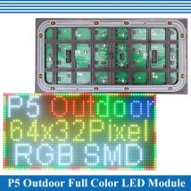 P5 LED screen panel modul 320*160mm 64*32 pixel 1/8 Scan Outdoor 3in1 SMD Volle farbe p5 LED display panel modul
