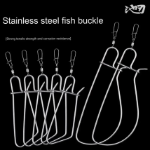 LINNHUE Fishing Tackle Accessories Fishing Lock Buckle Stainless Steel Live Fish Stringer