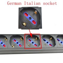 Italia PDU multipresa armadio di rete rack 16A/32A interruttore aria presa 2-8AC con presa di protezione da sovratensione