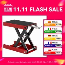 Piattaforma elevatrice Durhand per motocicli con carico regolabile in altezza 500 kg