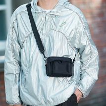Nylon Kleine Schulter Umhängetasche für Männer 2025, Marke Japanische Mini Mann Mobile Taschen Männlichen Casual Handtaschen Student Reise Murse