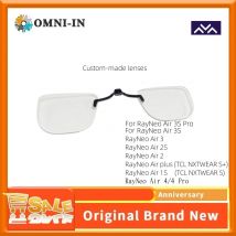 Suitable for RayNeo Air/Air plus/Air2/Air3S/Air3S Pro/4 Pro/TCL NXTWEAR S+ special custom glasses lenses Myopia and hyperopia