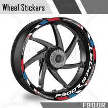 Für F900R f900 r Reflektierende Motorrad Zubehör Rad Aufkleber Hub Aufkleber Felge Streifen Band Dekorative Wasserdicht