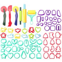 Strumento per pasta da gioco in argilla fai-da-te Stampo per plastilina 3D Kit per argilla da modellare Stampo per taglierina per argilla creativa per bambini Giocattoli educativi per l'apprendimento