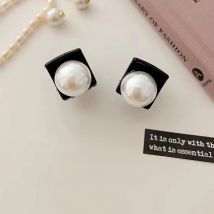 2Pcs/Set Fashion French Light Luxury Retro Pearls Hair Clips For Women Hair Accessories