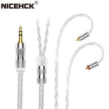 NICEHCK LitzPS-Pro 8-adriges 4N-Litz-Kopfhörerkabel aus reinem Silber 3,5 mm/2,5 mm/4,4 mm