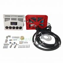 Treeligo 12V 24V Electric Car Parking Air Conditioner Split Refrigeration Air Conditioning For Truck Caravan Tractors Camper Van