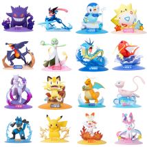 16-Stil FUNISM Echte Pokemon-Figuren Pikachu Mewtwo Figur Gardevoir Sylveon Anime-Modell Taschenmonster Spielzeug Kinder Geschenk