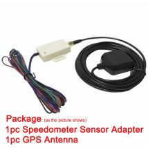 Universal GPS Geschwindigkeit sensor Mini Tacho Sensor Adapter Kit mit GPS Antenne Tacho Messgerät Signal für Auto 12V/24V