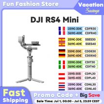 DJI RS 4 Mini cardán estabilizador para cámara, 2kg/4,4 libras, carga útil, seguimiento inteligente, cámara cardán, tiro Vertical nativo, nuevo