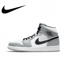 Nike Air Jordan 1 Herren-Trainer, mittelgroßer Schnitt, Basketballschuhe, Weiß