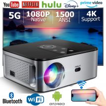 HORLAT T3N 1500Ansi Lumens Android 4K LED Projector Full HD 1080P Video 8K Home Theater Auto Keystone 5G WiFi Portable Proyector