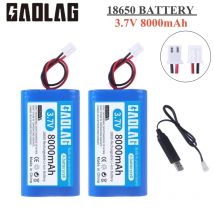 3,7 V 18650 8000 mah lithium-Batterien akku Für Angeln LED Licht Bluetooth Lautsprecher Outdoor Licht XH2.54-2P Stecker