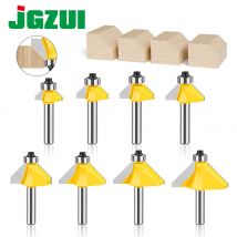1pc 8mm Schaft 45 Grad Abschrägung Router Bit Holzbearbeitung Fräser Trimmen Maschine Gravur Maschine Cutter Holzbearbeitung Werkzeuge