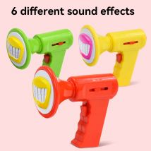 Altoparlante che cambia voce per bambini con 6 diversi effetti sonori per giochi di ruolo, altoparlante portatile, amplificatore, giocattolo scherzo