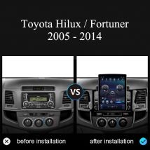 For Toyota Hilux Fortuner 2005 - 2014 Car GPS Navigation Monitor Music Multimedia DVD Video Player 4G Lte WiFi Carplay DSP