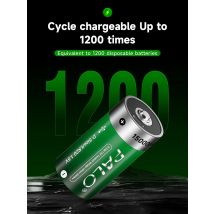 1.5V USB LR20 Battery Rechargeable R20 15000mWh D Size Type Batteries + Type-C Cable for Gas Appliances Liquefied Cooker Li-ion