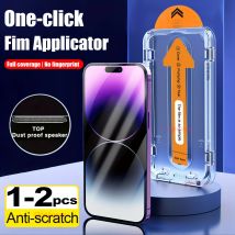 Staubfreie Installation Vollständige Abdeckung aus gehärtetem Glas für Samsung S24 Ultra S25 S20 FE S22 S23 Plus A06 A05S A71 A72 A73 Displayschutzfolie