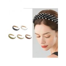 49MF Spa Headband Multi-color Can Choose Rivets Design Hairband Woman Makeup Headband