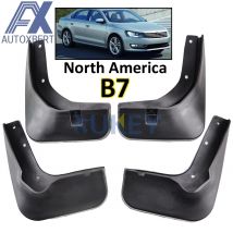 Set Front Rear Molded Car Mud Flaps For VW Passat B7 2012-2015 North America Mudflaps Splash Guards Mud Flap Mudguards Fender