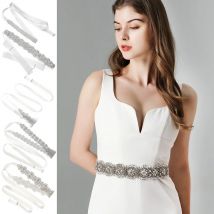 Kristall Hochzeit Gürtel Strass Braut Gürtel für Hochzeit Kleid Mode Party Prom Kleid Gürtel Strass Braut Schärpe Brautjungfer Geschenk