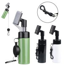 Golf Clean Brush tragbare Golfschläger-Groove-Bürste mit Push-Wasser flasche Wasser bürste Golfschläger Reinigung Golf zubehör