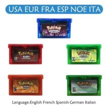 GBA Game Pokemon Series 32 Bit Video Game Cartridge Console Card Pokemon Emerald FireRed Ruby LeafGreen Sapphire Multi-language