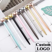 Metall Stift Liebe Form Kugelschreiber Geschenk Werbung Stift Hochzeit Geschenk Kugelschreiber Neuheit Stifte Büro & schule Versorgung Benutzerdefinierte LOGO