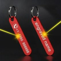 Modischer individueller Schlüsselanhänger, personalisierter Schlüsselanhänger, Name, Telefonnummer, Geschenk für Anti-Verlust-Schlüsselanhänger, Schlüsselanhänger-Zubehör