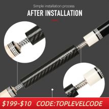 Silikon-Mittel verlängerung Carbon Pool Extender, Billard verlängerung werkzeug, Billard halter, profession elles Zubehör aus Aluminium legierung