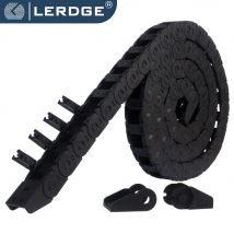 Kabelschlepper, 10 x 11 mm, L1000 mm, Nylon, offene Kabelkette, Drahtträger mit Endanschlüssen, einfache Wartung für CNC-3D-Druckerteile