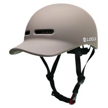 LOCLE Ultraleichter Fahrradhelm Herren Damen E-Bike-Fahrradhelm mit Visier IN-MOLD Fahrradhelm für Roller Urban Commuter Helm