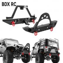 Paraurti posteriore anteriore in metallo con pneumatico di ricambio da 1,9" per 1/10 RC Crawler Axial SCX10 e SCX10 II 900046   AXI03007 GRT 86181 Parti di aggiornamento