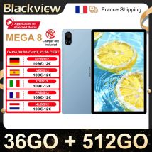 Tablet Blackview Mega 8 [Senza caricatore UE]  11000mAh Schermo FHD da 13" 36GB+512GB 50MP+13MP+0.08MP Android 15 90Hz 2K Dual SIM 4G 1080P