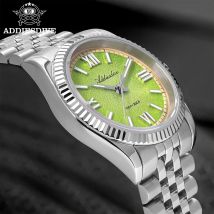 ADDIESDIVE Fashion Mens Watches Top Brand Luxury Wristwatch VH31 Quartz Watch Waterproof Stainless Steel Male Clock Reloj Hombre