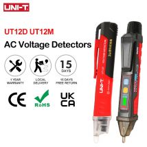 UNI-T Berührungsloser AC-Spannungsdetektor UT12D UT12M UT12E 24V-1000V Anzeigestift Elektrischer Bleistiftstab-Steckdose Voltmeter-Tester