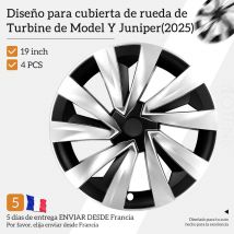 4 Uds cubierta de rueda para Tesla Model Y Juniper 2025-2026 19 pulgadas cubierta de rueda de repuesto de coche tapa de cubo de automóvil accesorios de llanta completa para coche