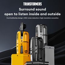 Nuovi TRANSFORMERS TF-T01 PRO ANC Auricolari wireless Riduzione del rumore Cuffie a bassa latenza Gaming Musica Scelta doppia modalità Auricolari