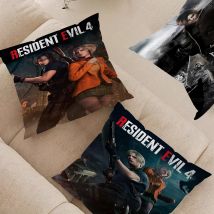 Game R-Resident Leon Kennedy Evil Pillow Gift Home Office Decoration Pillow Bedroom Sofa Car Cushion CoverPillow Case