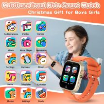 Giochi per bambini Smart Watch per età 5-12 Regali per bambini con 26 giochi divertenti per scattare foto Lettore musicale Pedometro Torcia elettrica ecc.