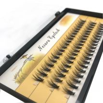 1 box 60 clusters 20/30D extension eyelashes, individual eyelashes, Natural Thick False Eyelashes, , Individual Eyelash Bunche